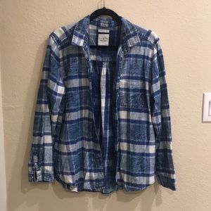 American Eagle Blue Flannel